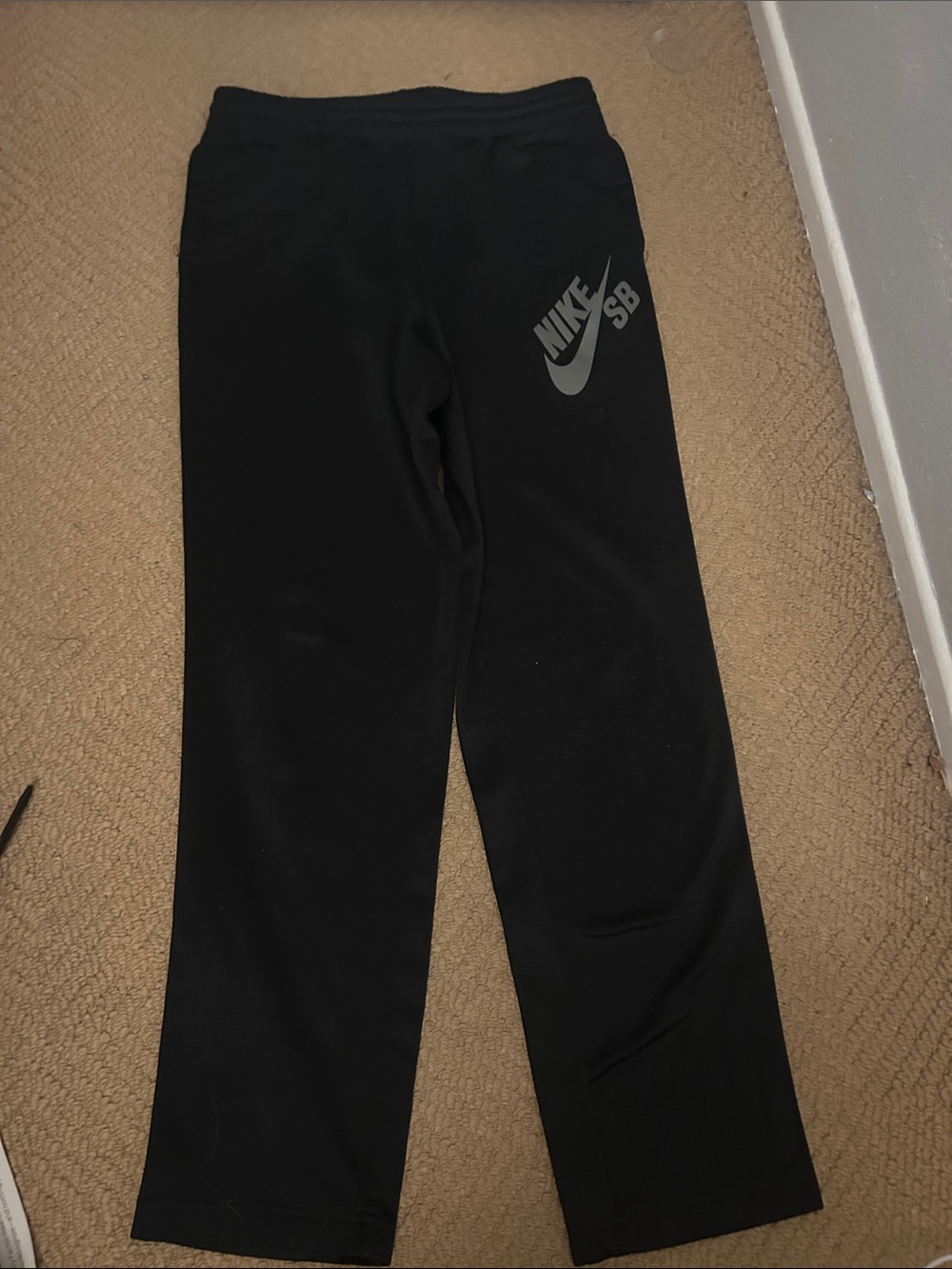 Nike Black SB Logo Kids Sweatpants
